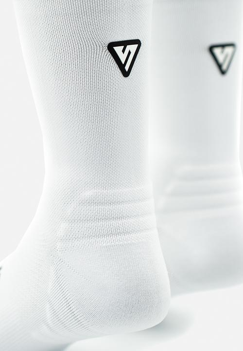 Versus - Classic Active Crew Tab Socks - White