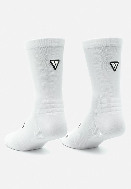 Versus - Classic Active Crew Tab Socks - White
