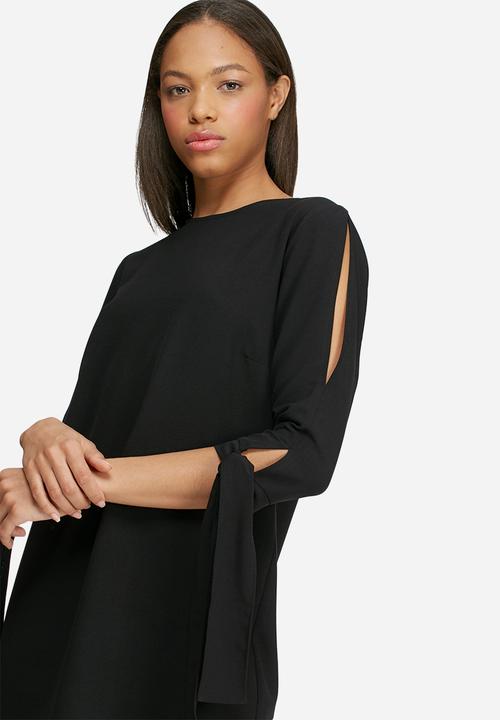 dailyfriday - Shift dress with sleeve tie