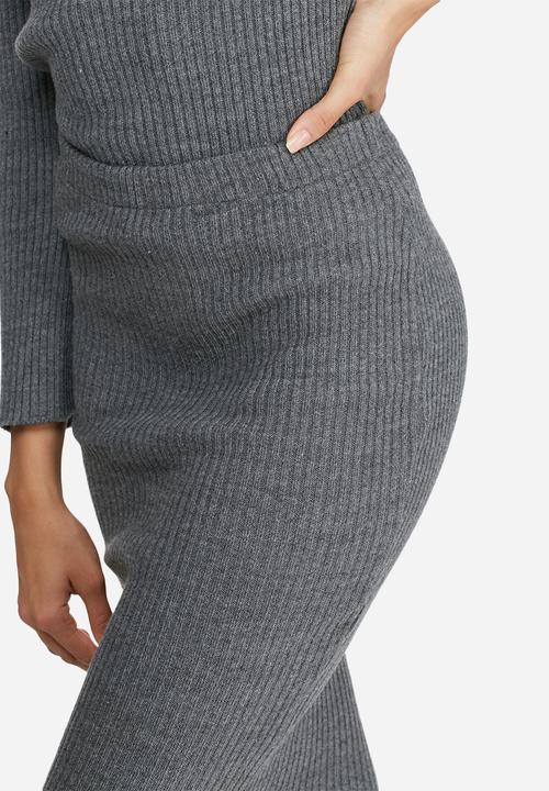 dailyfriday - Ribbed tube skirt