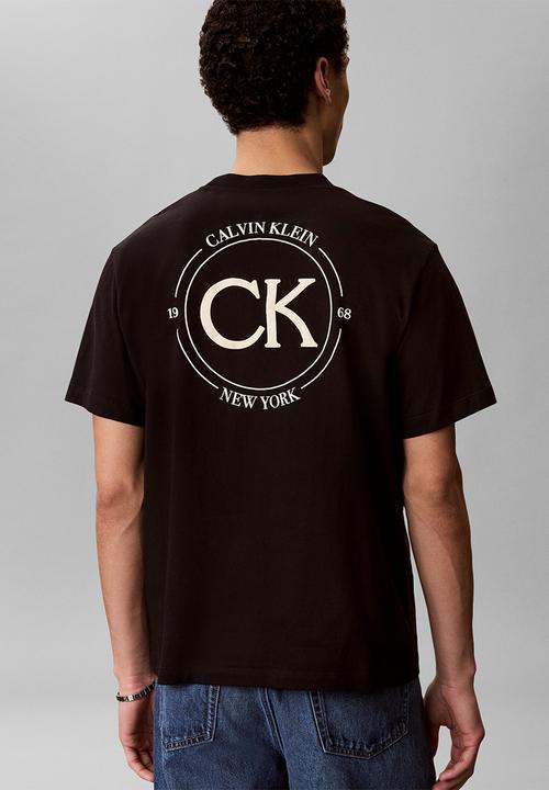 Calvin Klein - 20s april graphic seasonal fashion range - Black