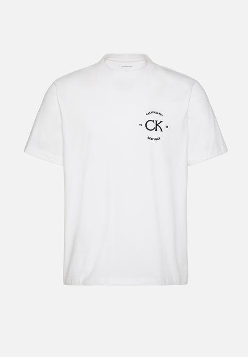 Calvin Klein - 20s april graphic seasonal fashion range - Bright White