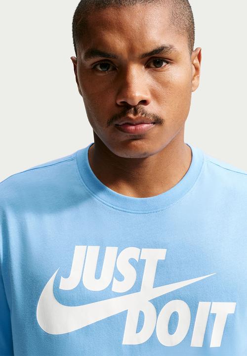 Nike -  Just Do It Tee - Football Blue