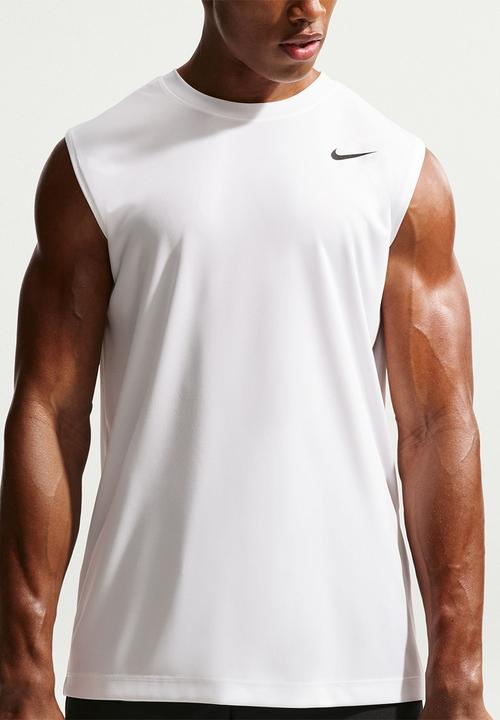 Nike - Dri-FIT Sleeveless Flex Training Top - White/Black