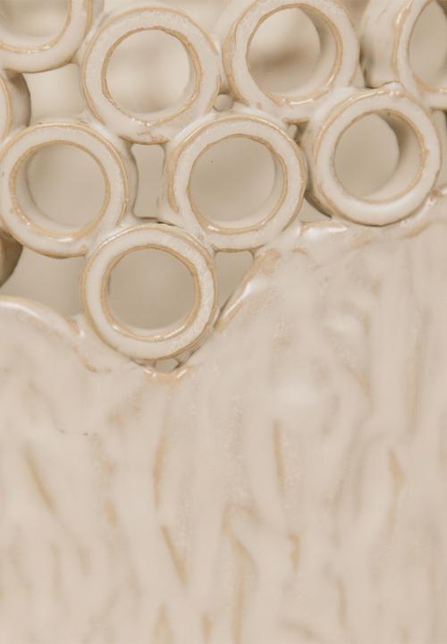 Noha - Cypra large Vase - Cream