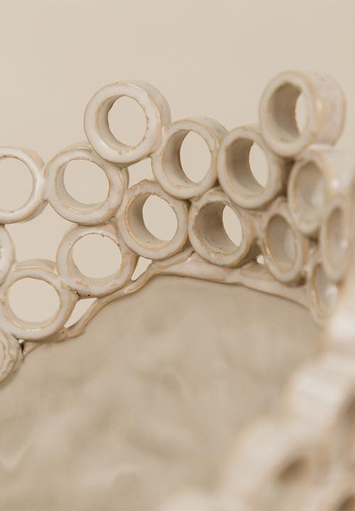 Noha - Cypra large Vase - Cream