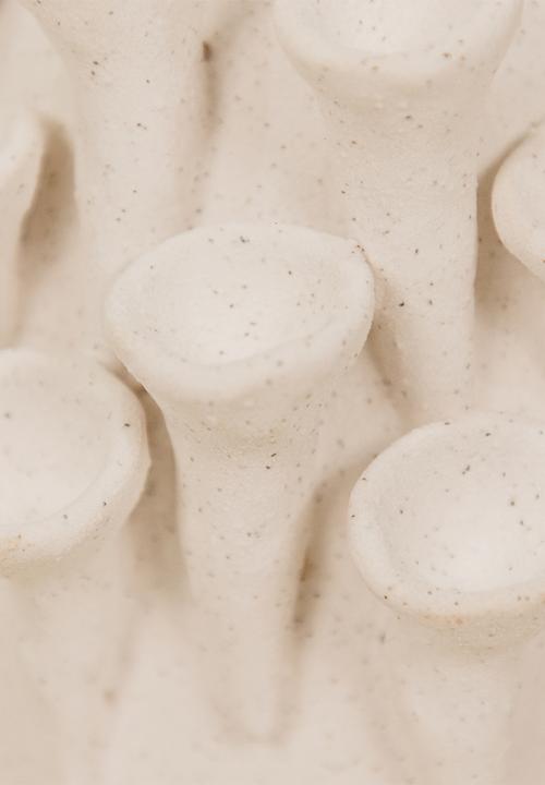 Noha - Kora Vase Small - White