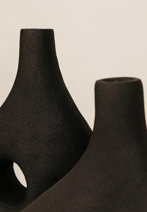Noha - Meru Vase - Black
