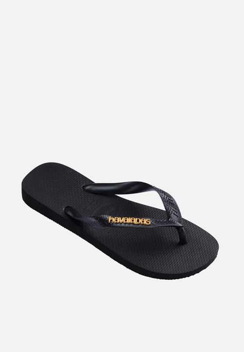 Havaianas - Top logo metallic black/black