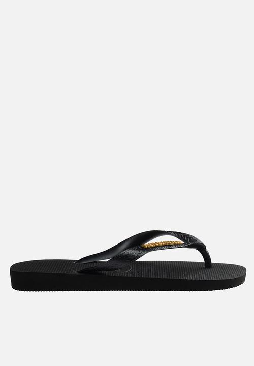 Havaianas - Top logo metallic black/black