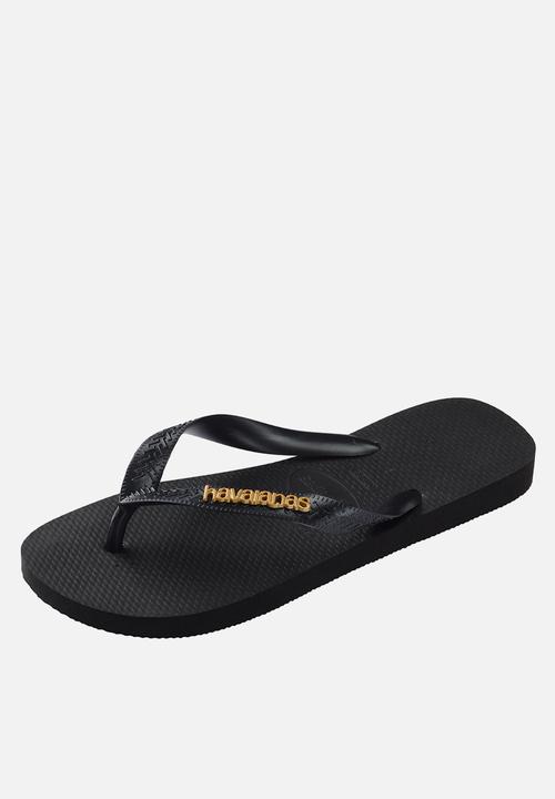 Havaianas - Top logo metallic black/black