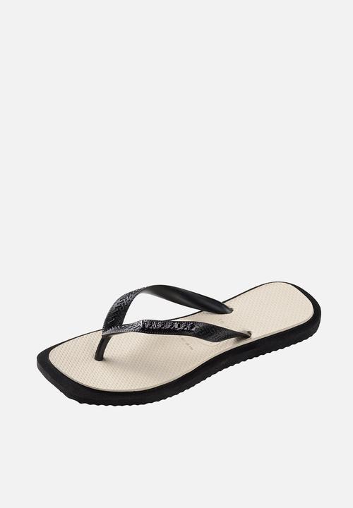 Havaianas - Top square fusion - black & beige
