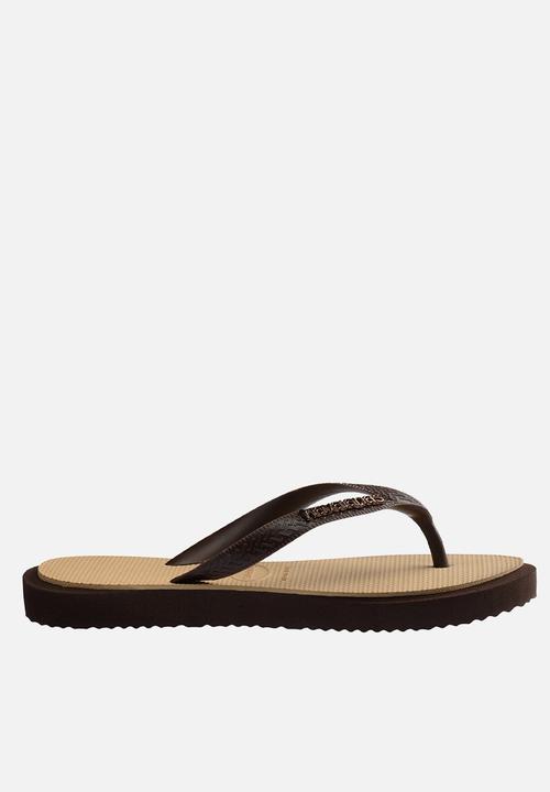 Havaianas - Point fusion dark brown/golden