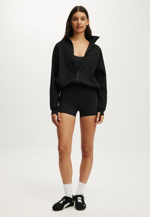 Cotton On - Active Oversized Track Jacket - Black1