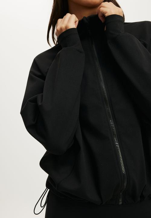 Cotton On - Active Oversized Track Jacket - Black1