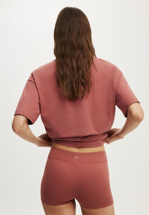 Cotton On - Ultra Soft Tie Front Micro Short - Emberdust1