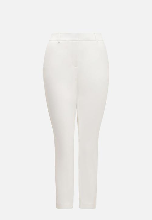 Forever New - Grace 7/8th slim pants in porcelain suit