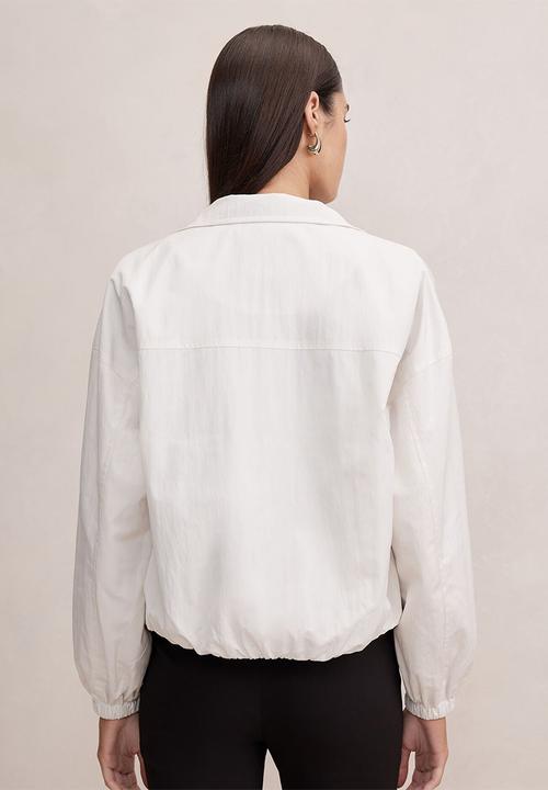 Forever New - Eliza windbreaker jacket in bone