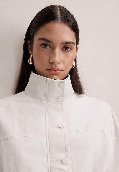 Forever New - Eliza windbreaker jacket in bone