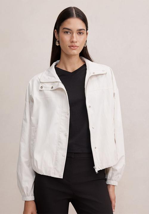 Forever New - Eliza windbreaker jacket in bone