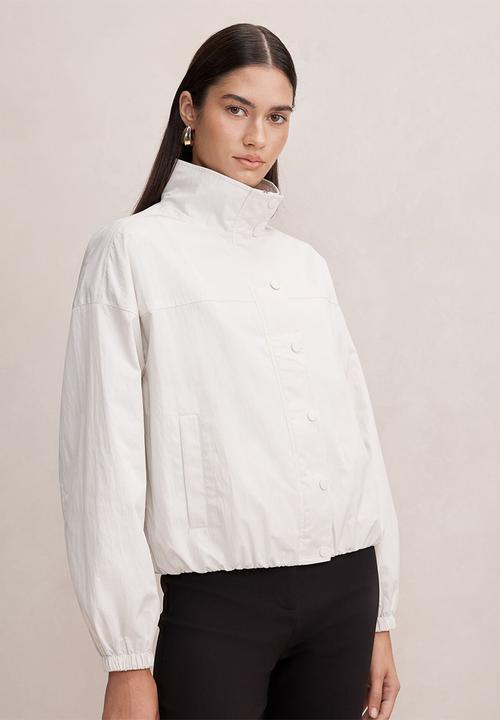 Forever New - Eliza windbreaker jacket in bone