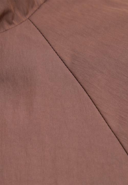 Forever New - Kim quarter zip windbreaker jacket in chocolate truffle
