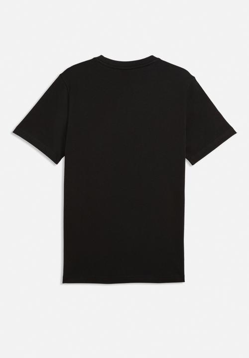 PUMA - AMF1 Essential Big Logo Tee (Regular)-Black