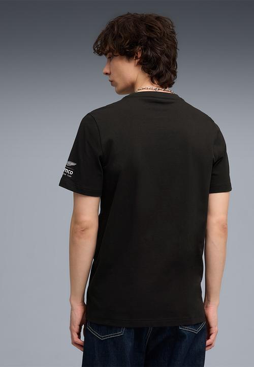 PUMA - AMF1 Essential Big Logo Tee (Regular)-Black