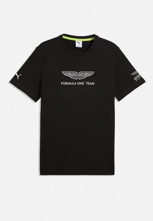 PUMA - AMF1 Essential Big Logo Tee (Regular)-Black