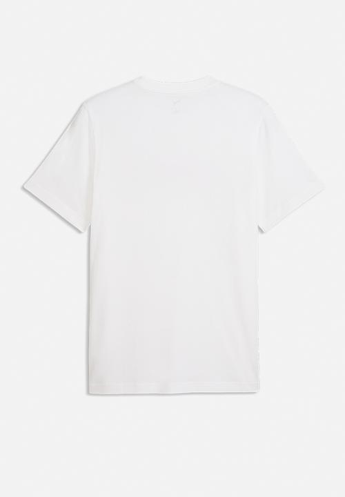 PUMA - PUMA SPORT Logo Play Tee - White