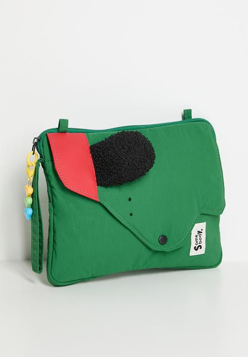 Pop Candy - Dog attachment tablet bag - dark green
