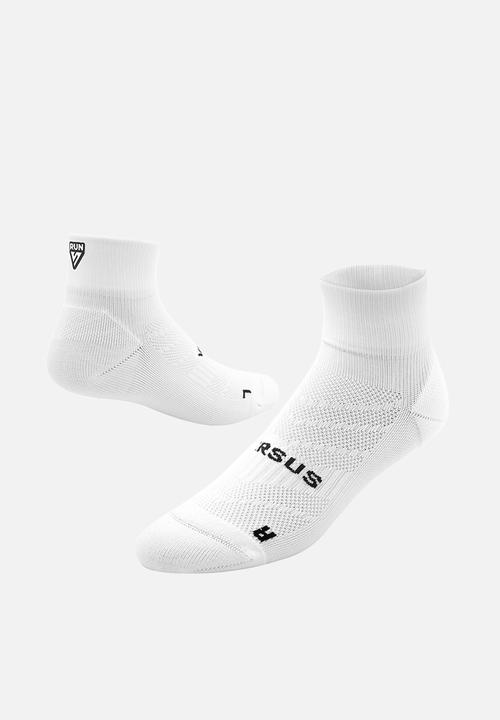 Versus - Running Quarter Socks - White