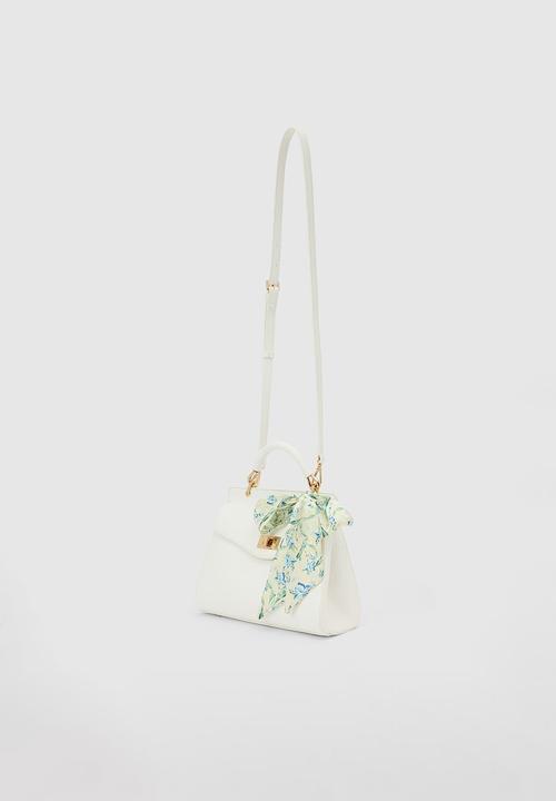 Forever New - Tabitha lock top handle bag in white