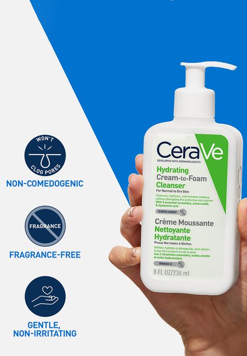 CeraVe® - Hydrating Cream to Foam Cleanser - 236ml