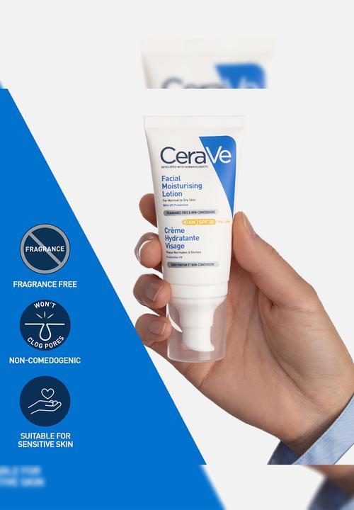 CeraVe® - AM Facial Moisturizing Lotion with Sunscreen SPF30 - 52ml