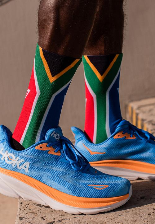 Versus - South Africa Flag Active Crew Socks - multi