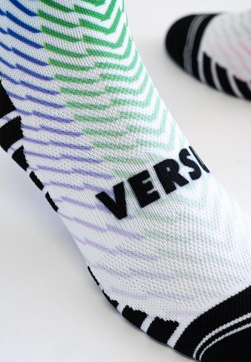 Versus - South African Stripes Active Crew Socks - multi