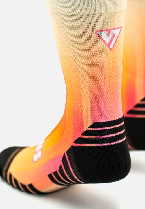 Versus - Sunset Sorbet Active Crew Socks - multi