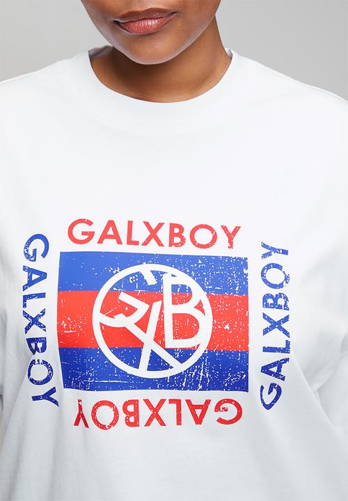 GALXBOY - Vintage 2.0 T-shirt - white