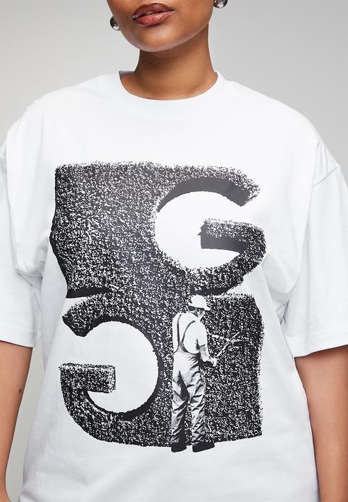 GALXBOY - Gg garden t-shirt  - white