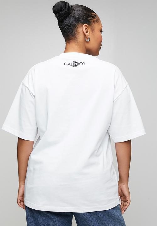 GALXBOY - Gg garden t-shirt  - white