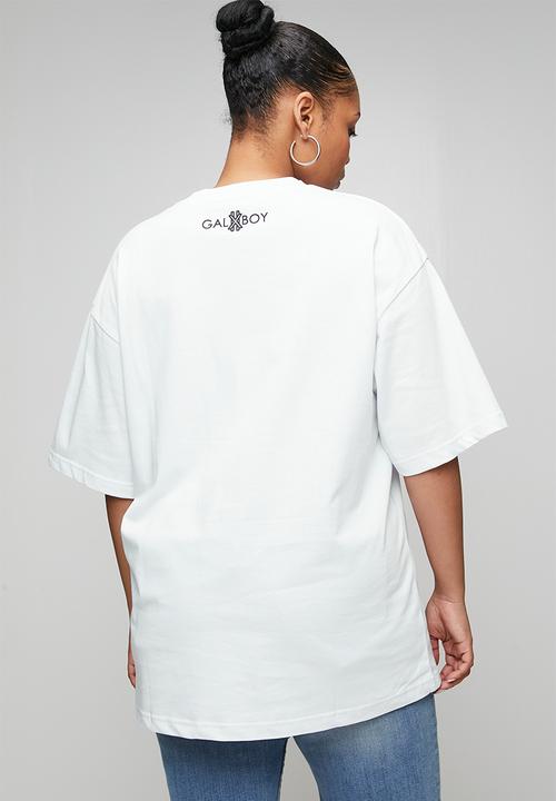 GALXBOY - GG T-shirt  - white