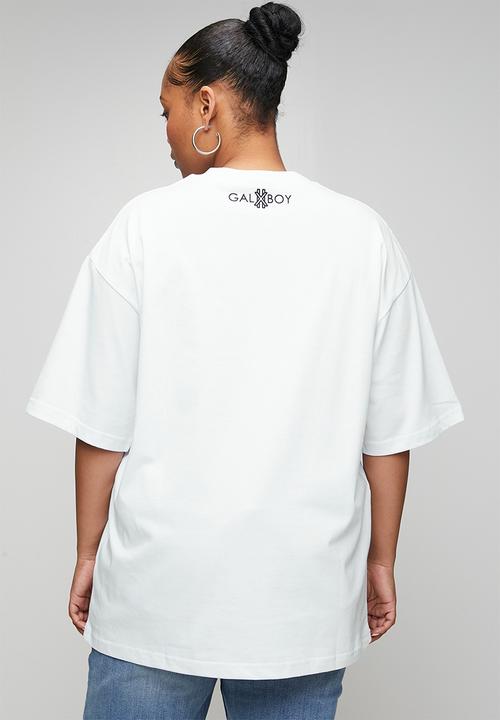 GALXBOY - Heritage line T-shirt - white