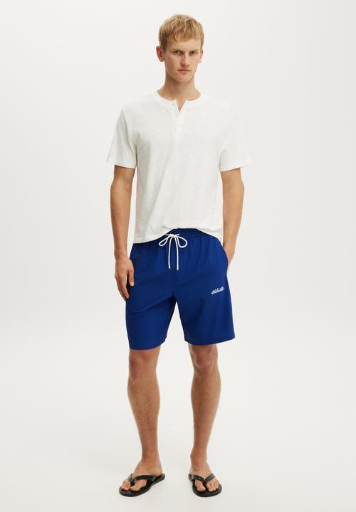 Cotton On - Baggy Swim Short - Royal Blue Panel
