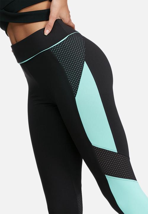 Missguided - Active colour block mesh leggings