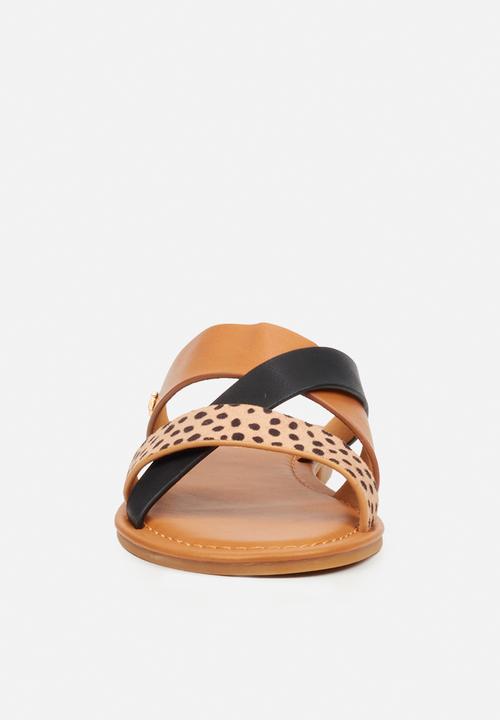 Butterfly Feet - Palms 1 slide - black