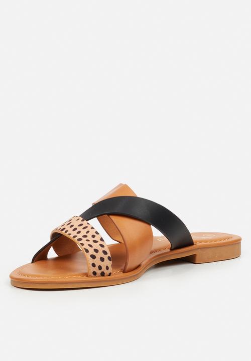 Butterfly Feet - Palms 1 slide - black