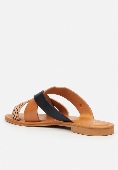 Butterfly Feet - Palms 1 slide - black