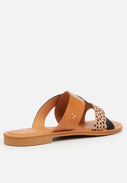 Butterfly Feet - Palms 1 slide - black