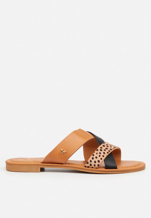 Butterfly Feet - Palms 1 slide - black